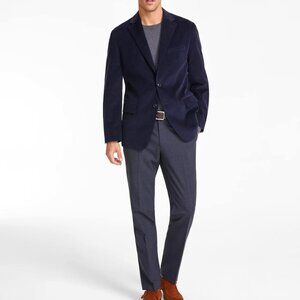 Tommy Hilfiger Blue Corduroy Conrad Mens 38R Modern Fit Sport Coat
